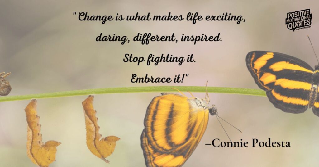 Change before you have to