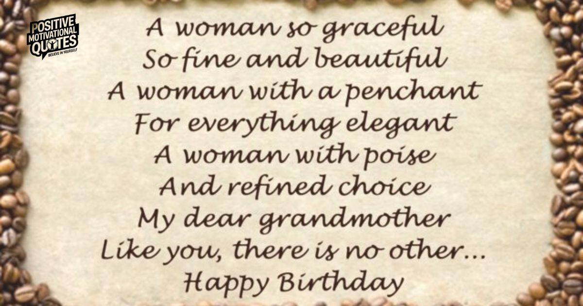 Inspirational Quotes for Your Grandmothers Birthday