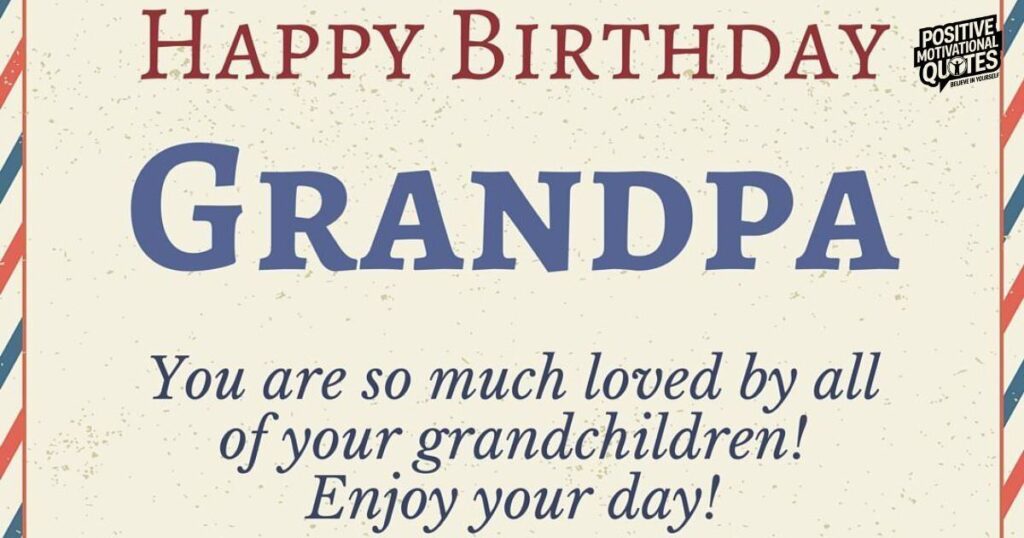 Thank you messages for your Grandfather