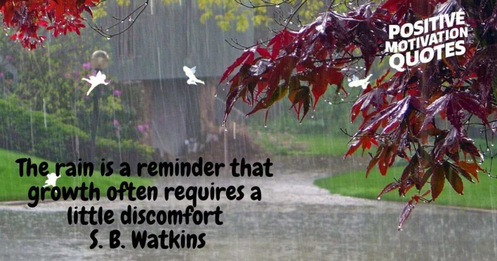 Embracing the Rain with Inspirational Quotes