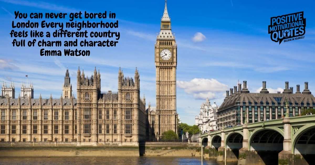 London Captions and Quotes