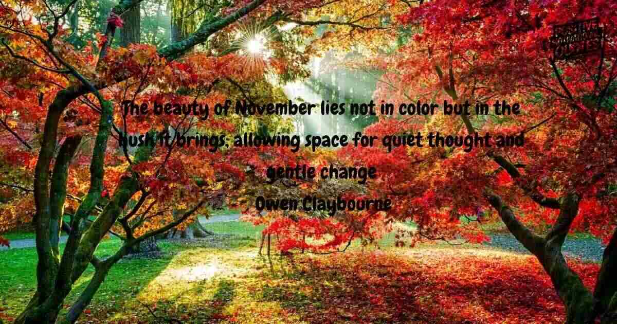 November Quotes