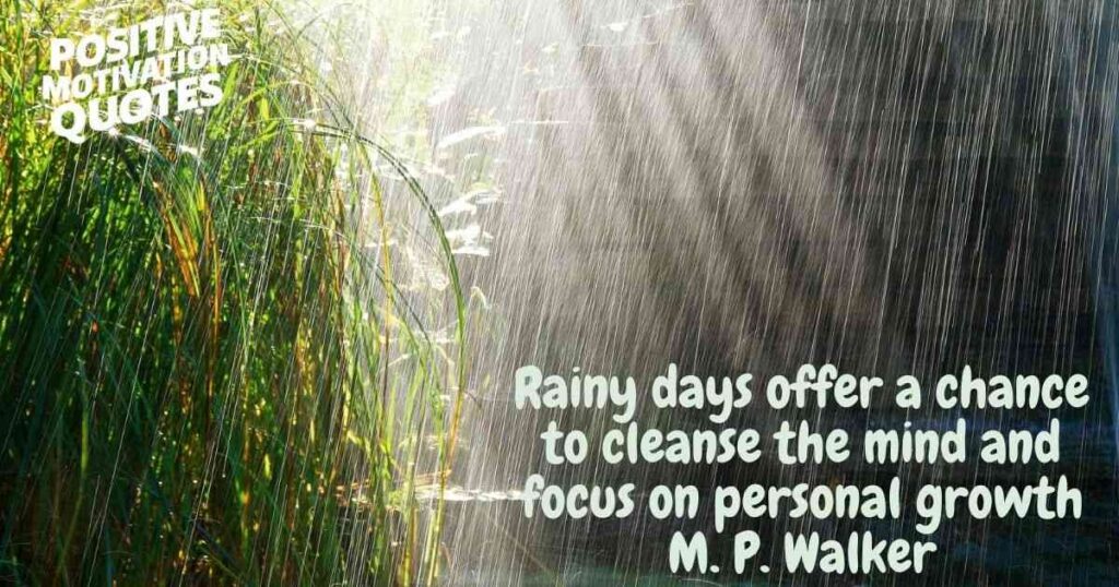 Rainy Day Quotes for Wisdom and Reflection