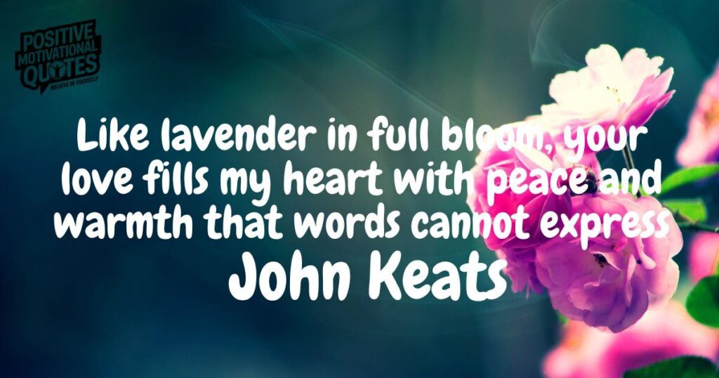 Romantic Lavender Quotes