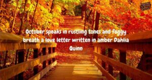 October Quotes